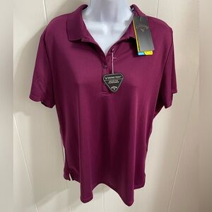 Callaway Opti-Dry Women's Short Sleeve Polo Golf Shirt